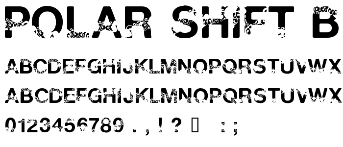 Polar Shift Bold font